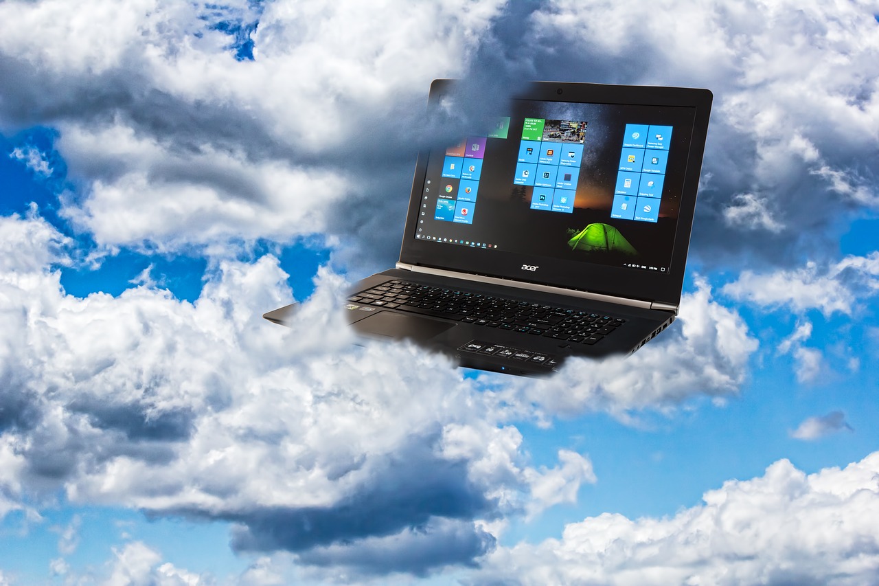 cloud computing computers cloud storage free photo