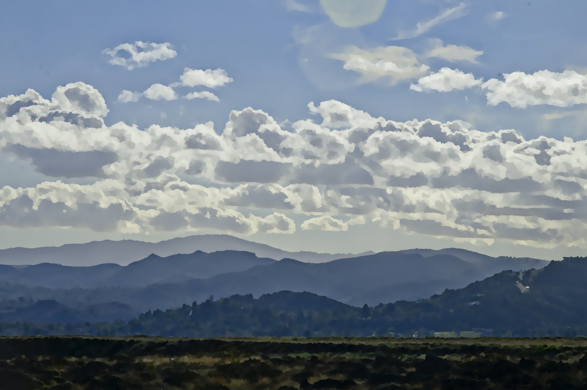 clouds landscape cloud landscape free photo