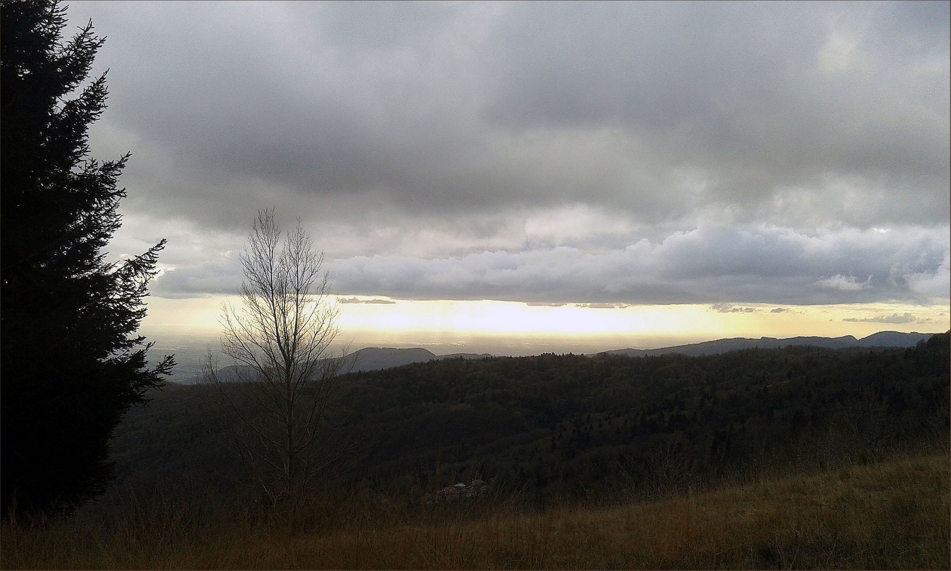 clouds mountains winter free photo