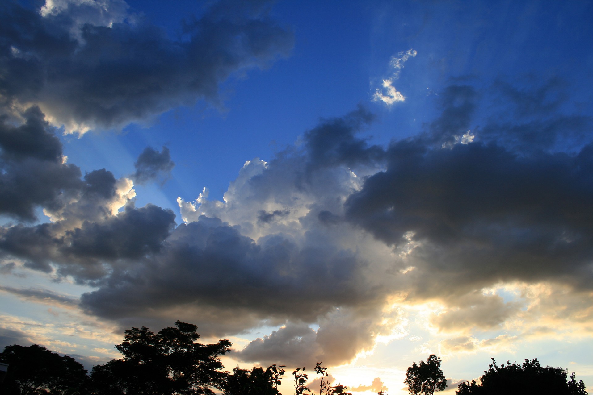 sky clouds light free photo