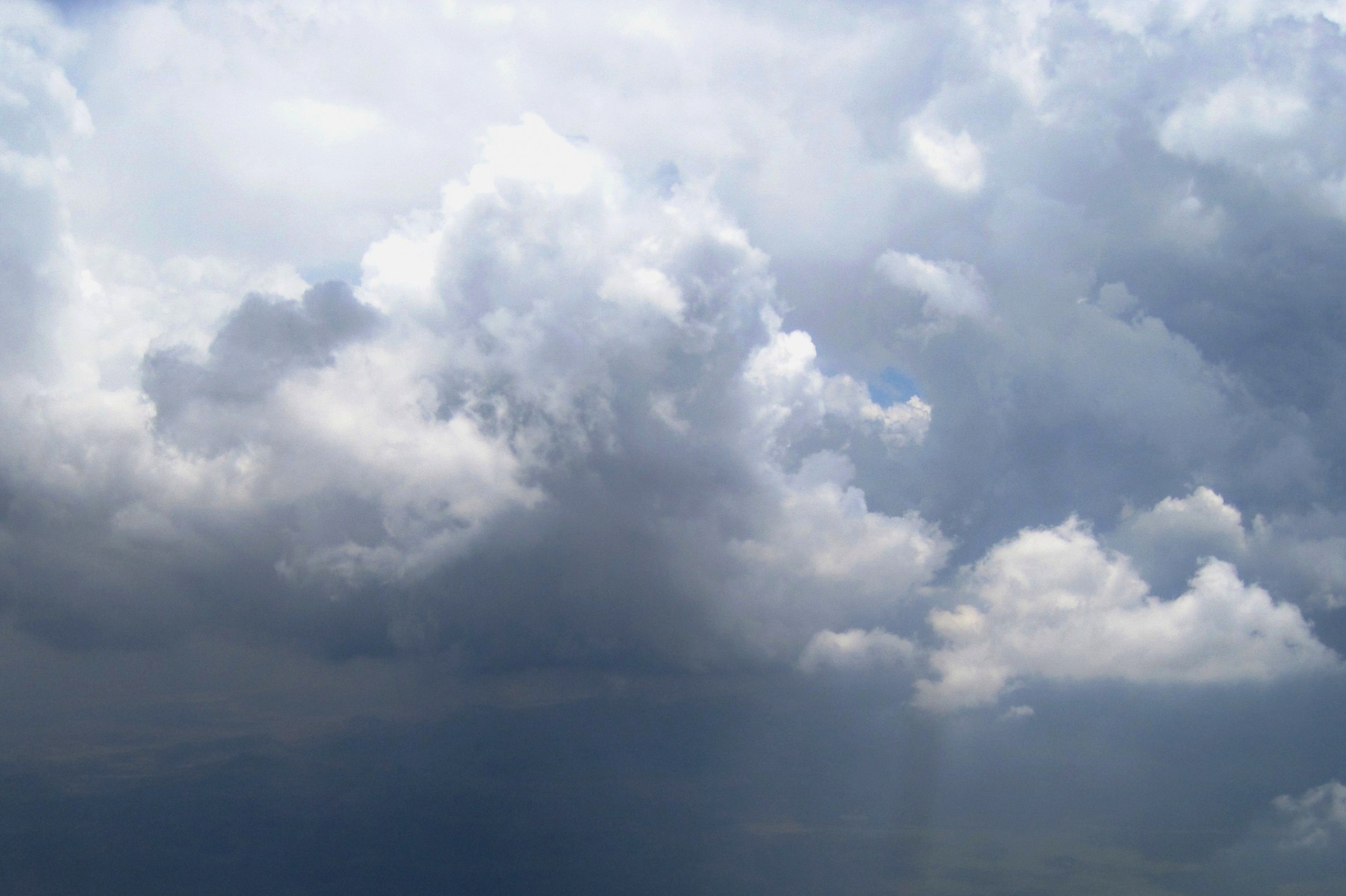 clouds stacked billowing free photo