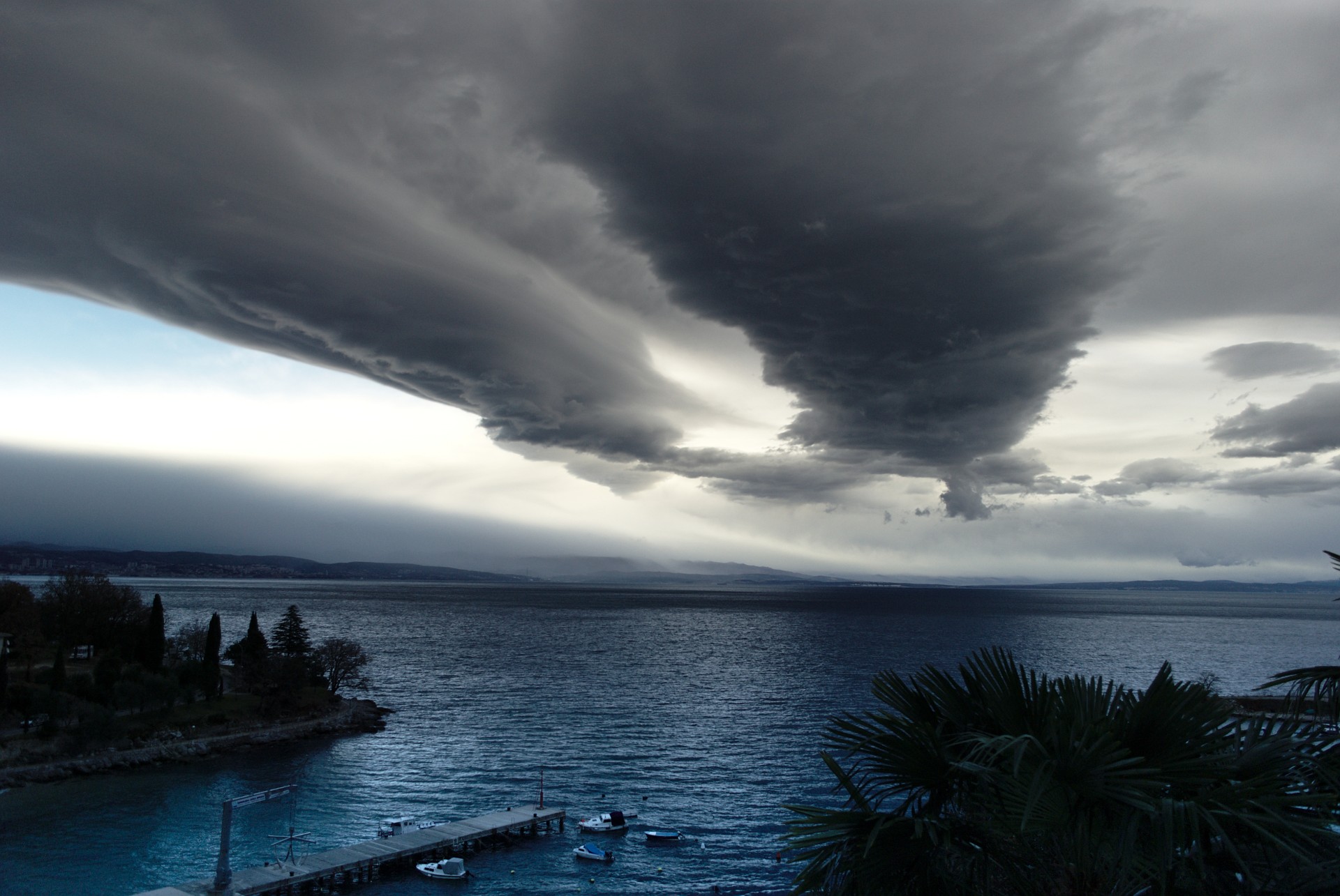 clouds kvarner adriatic free photo