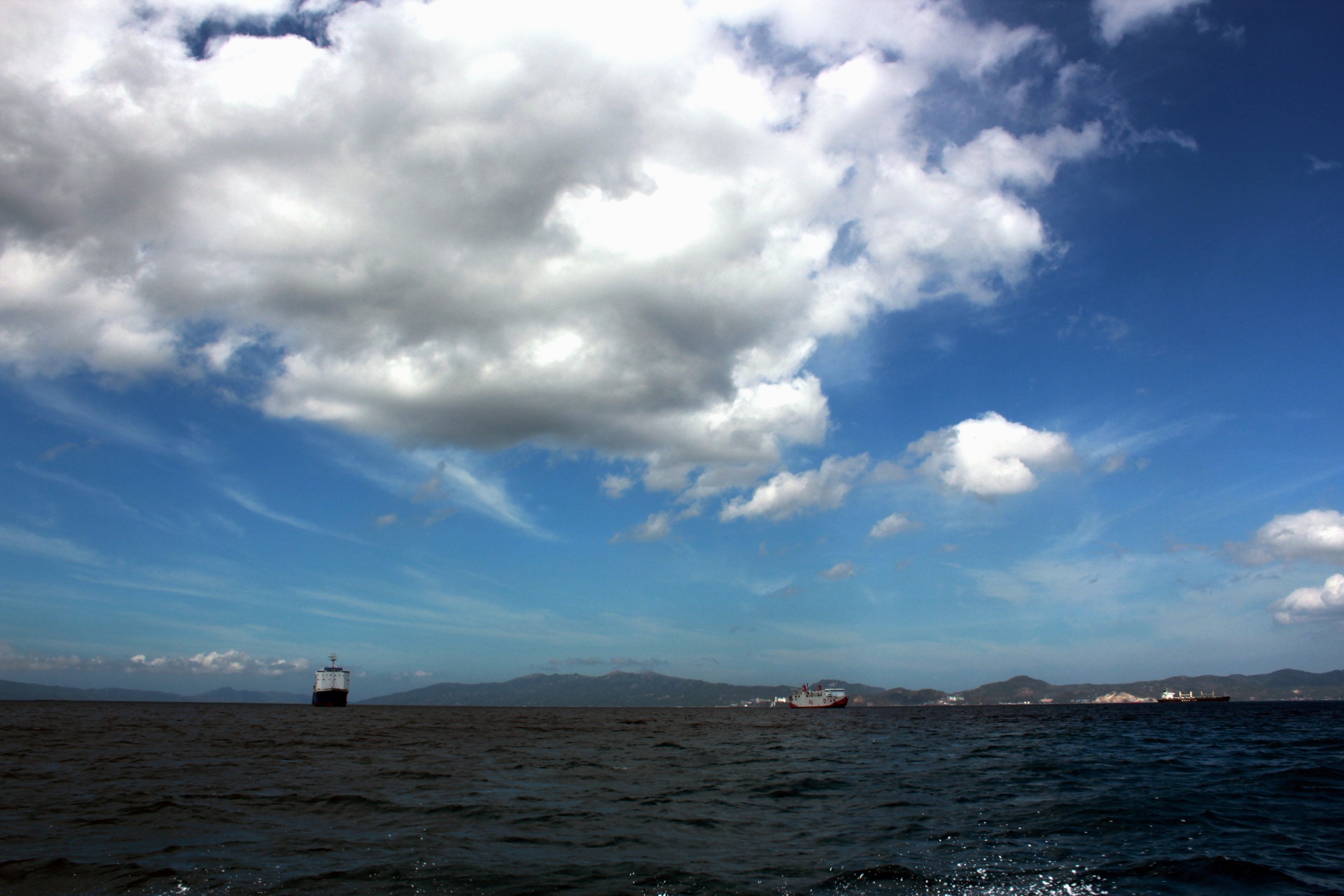 clouds blue sky sky free photo