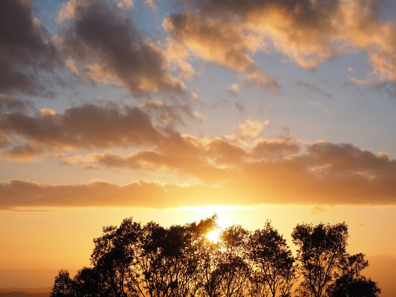 clouds sky sunset free photo