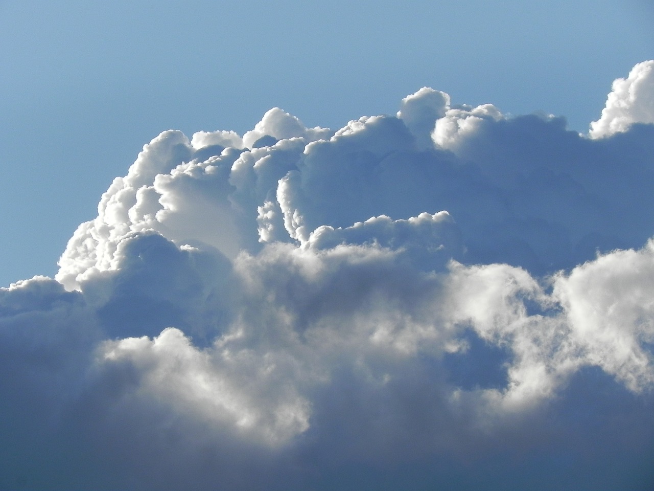 clouds blue sky free photo