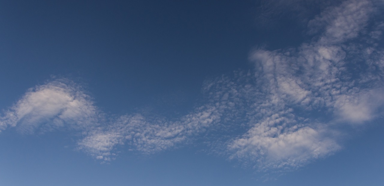 clouds white blue free photo