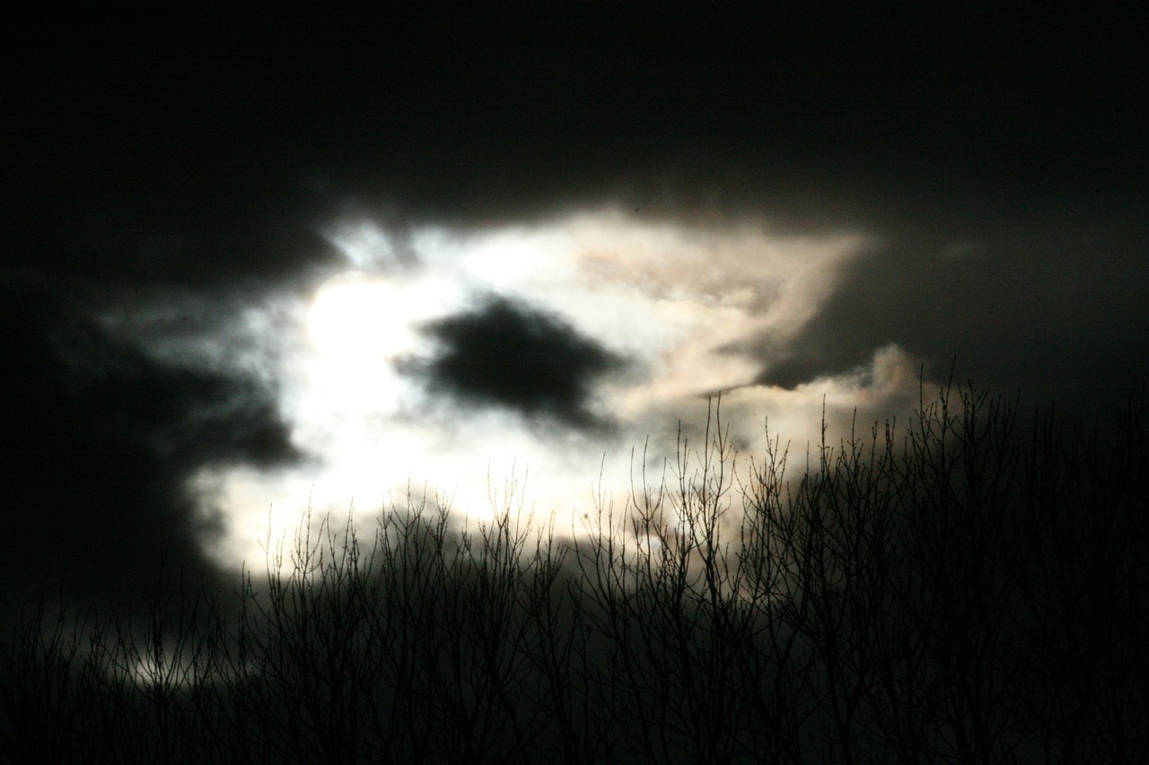 clouds mystical nature free photo