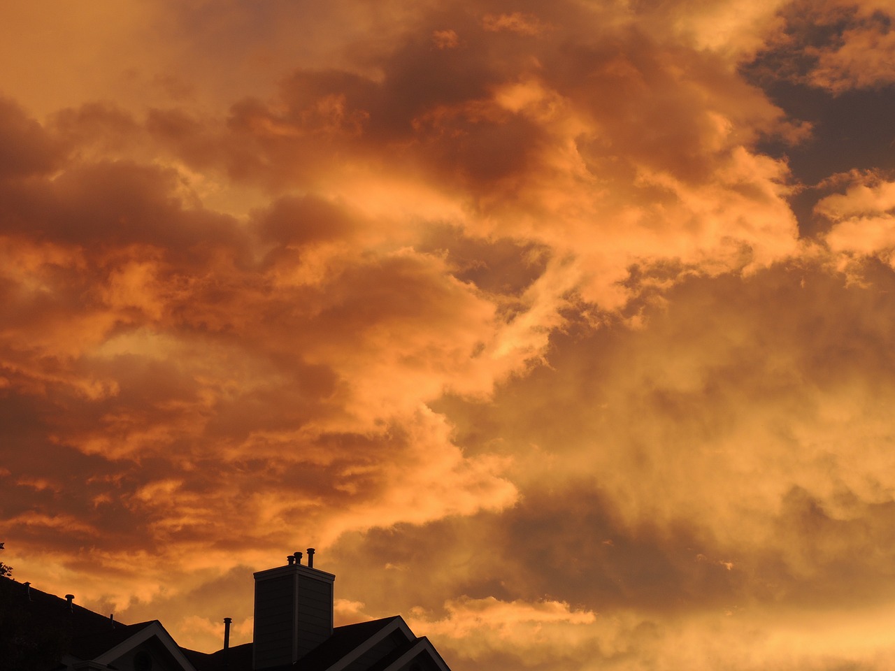 clouds sky sunset free photo