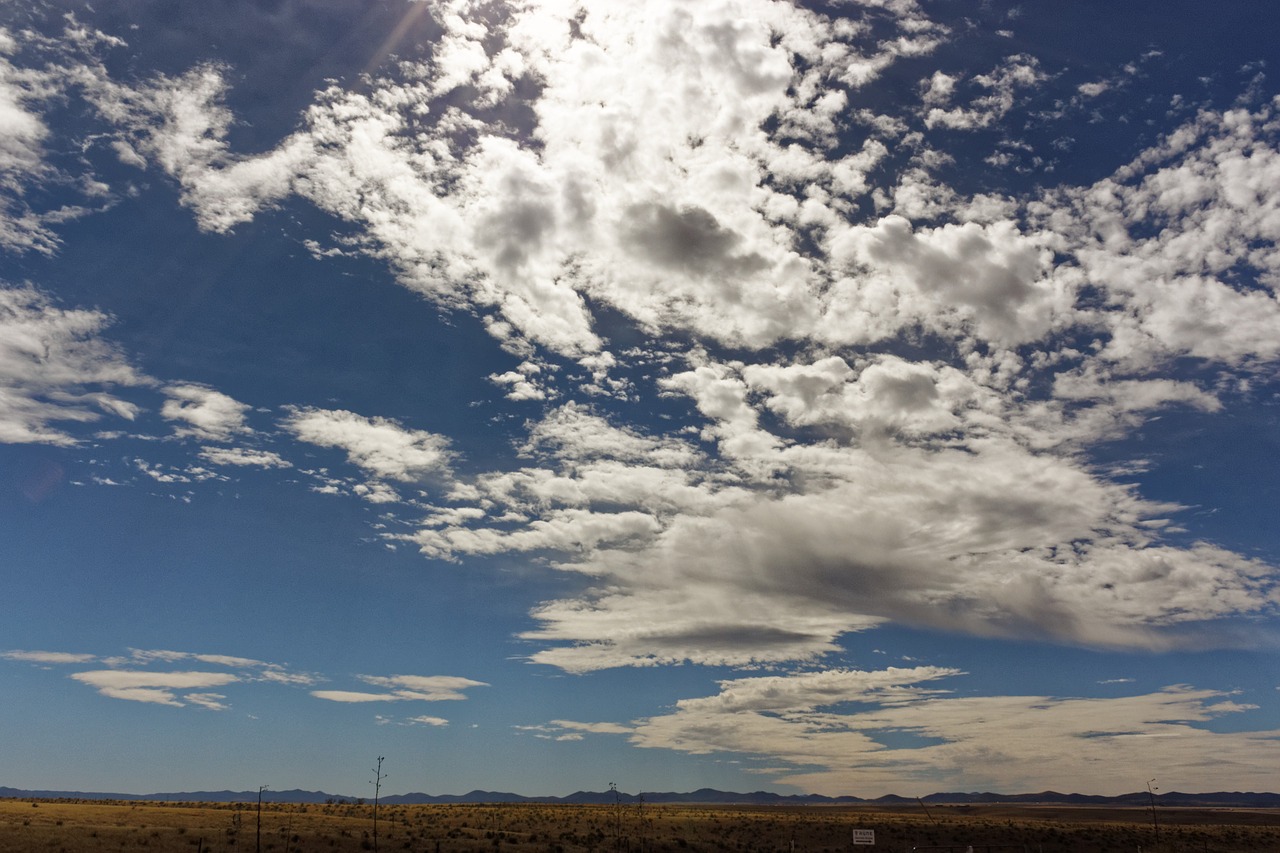 clouds sky blue free photo