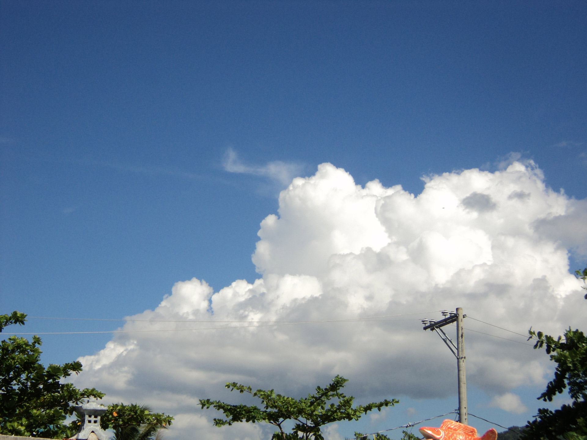 clouds cloudy sky nature free photo