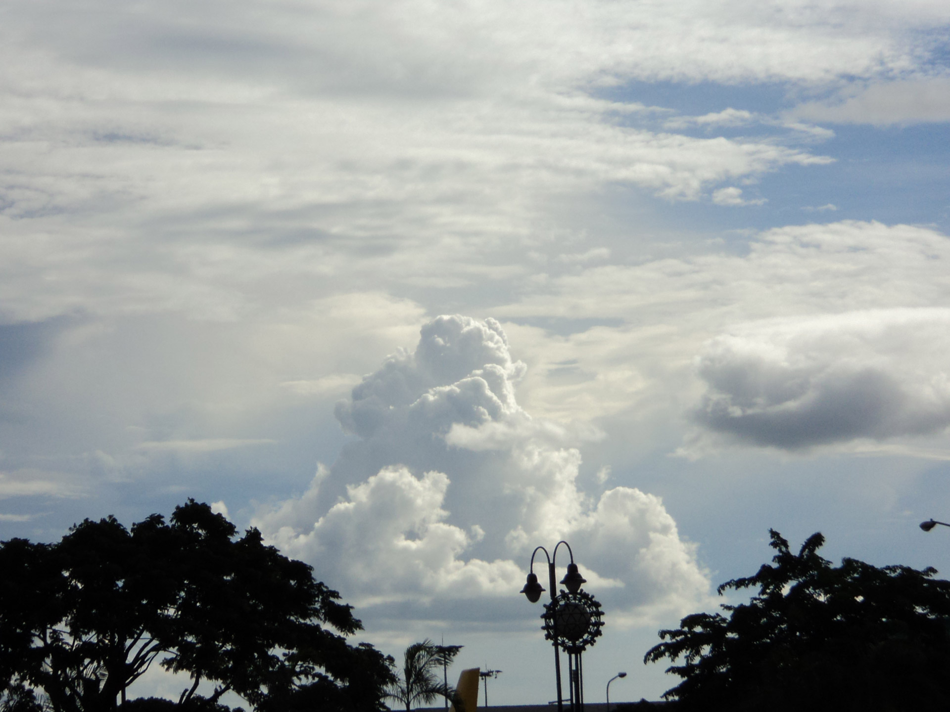 clouds cloudy sky nature free photo