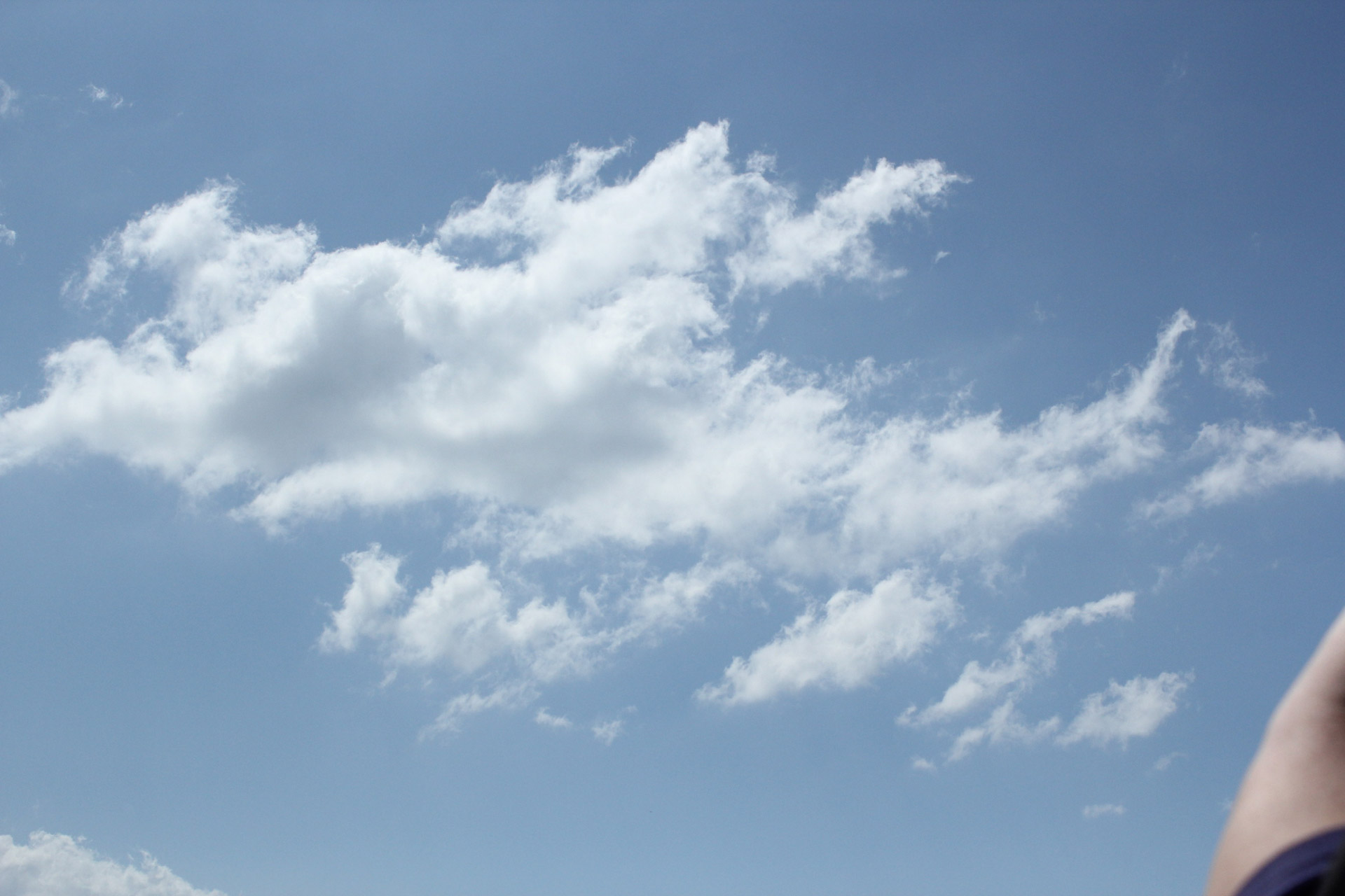 clouds cloudy sky nature free photo