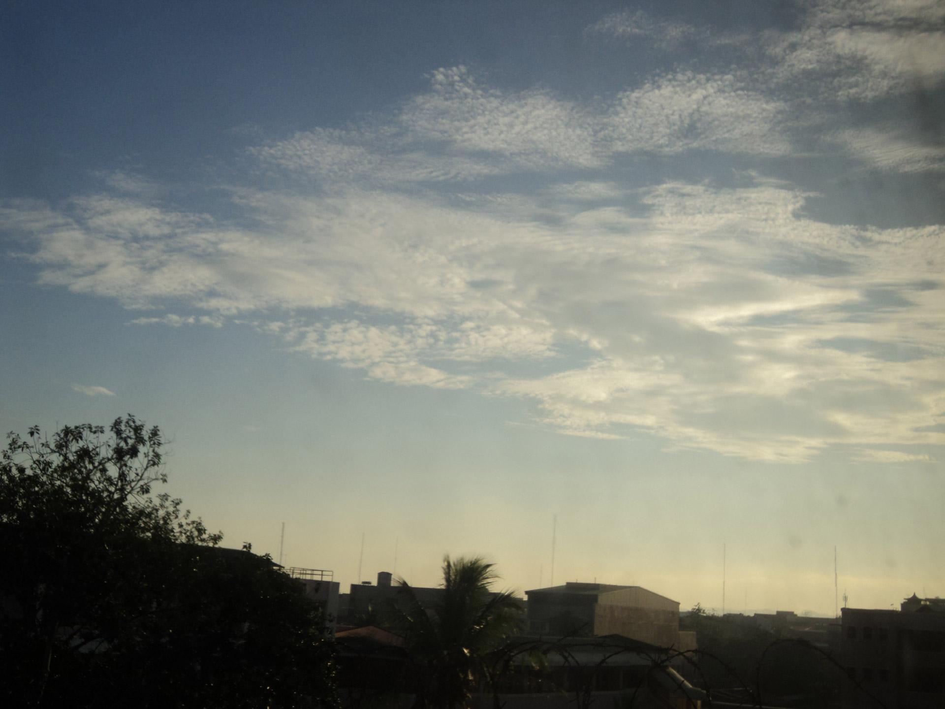 clouds cloudy sky nature free photo