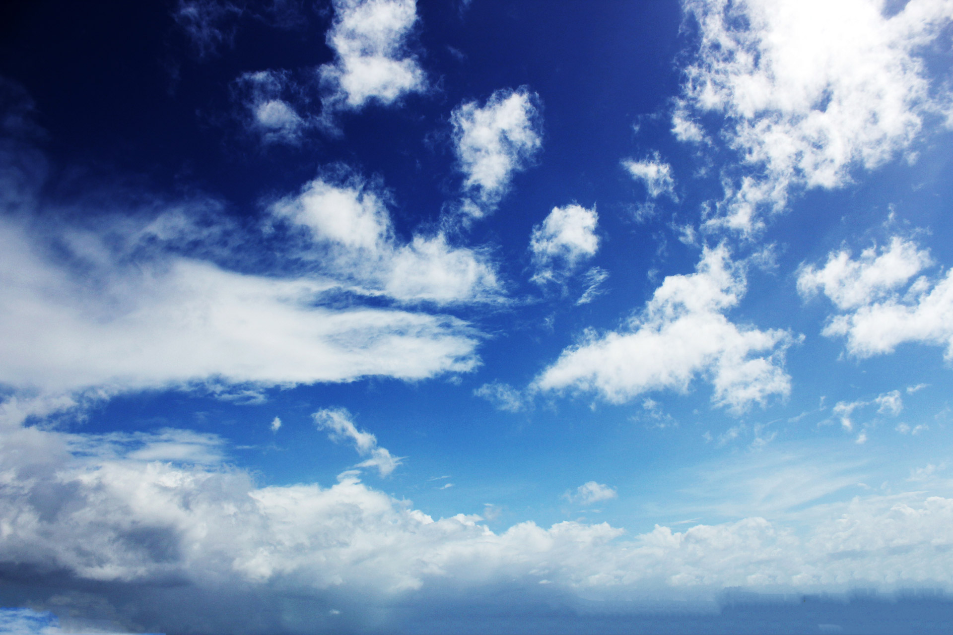 clouds cloudy sky blue sky free photo