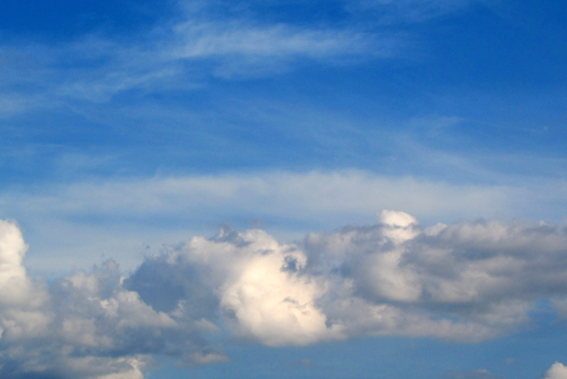 clouds sky blue free photo