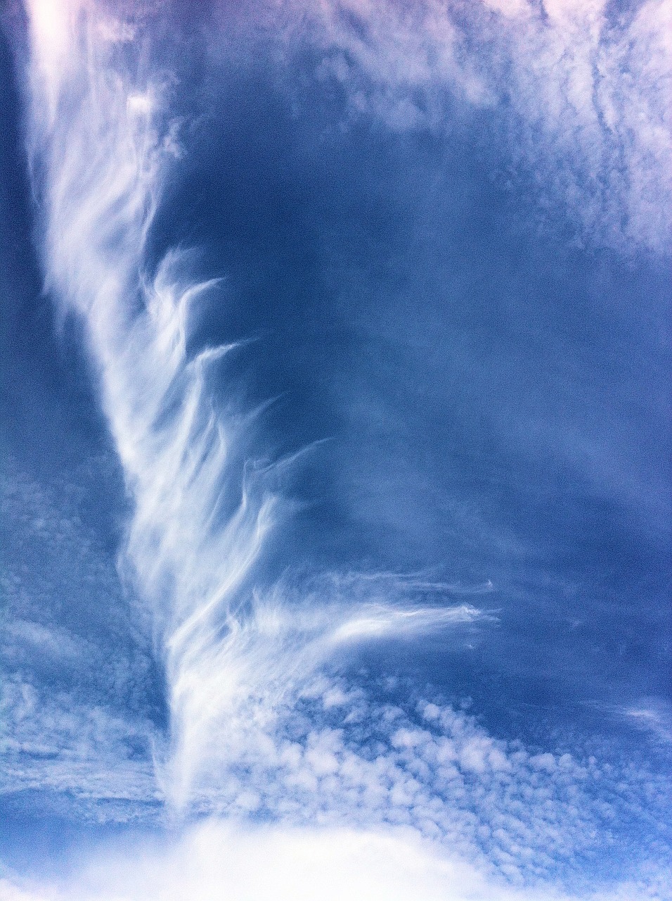 clouds cirrus clear free photo