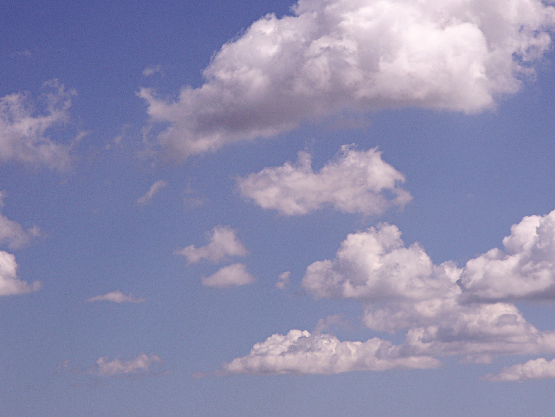 sky blue clouds free photo