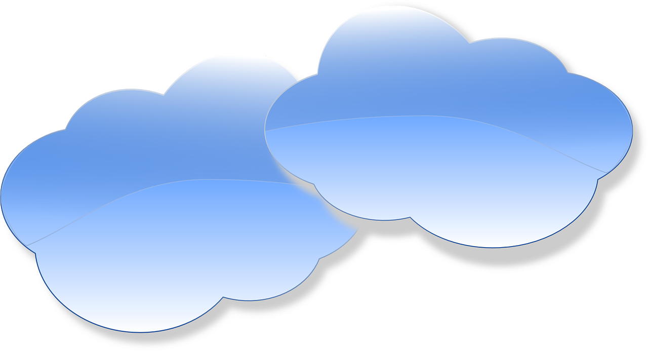 clouds weather speech bubbles free photo
