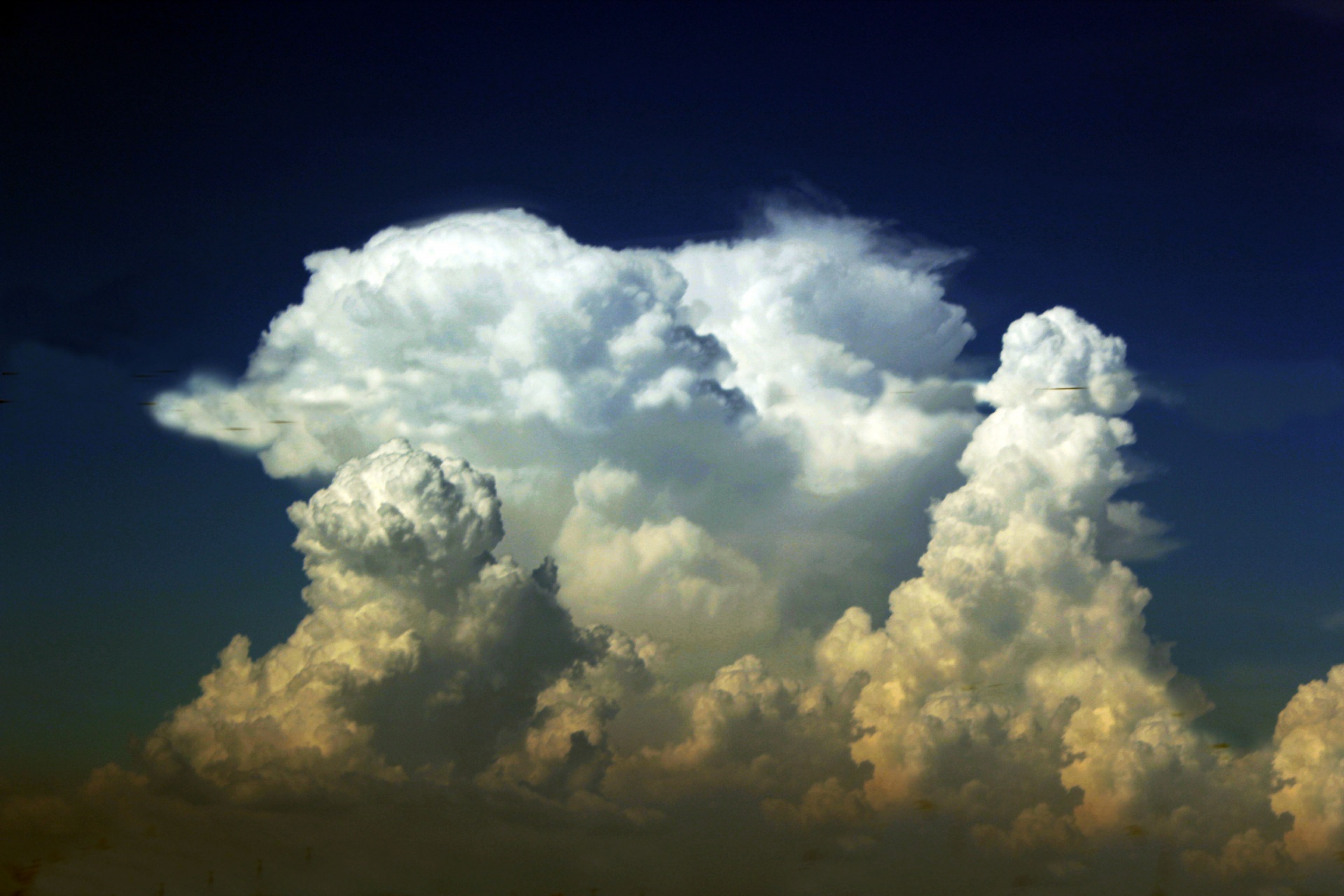 clouds blue sky sky free photo