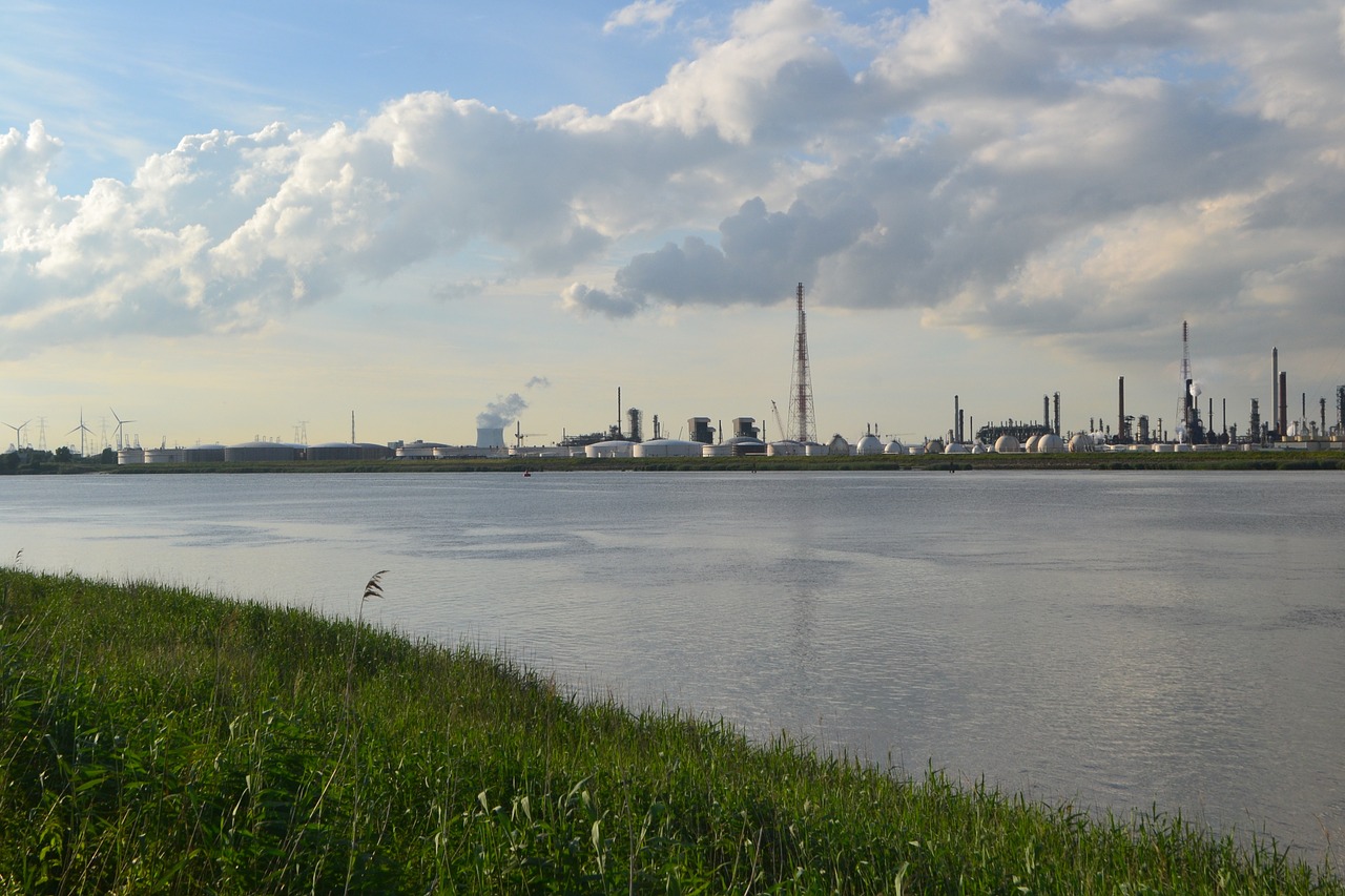 industrial landscape factory free photo