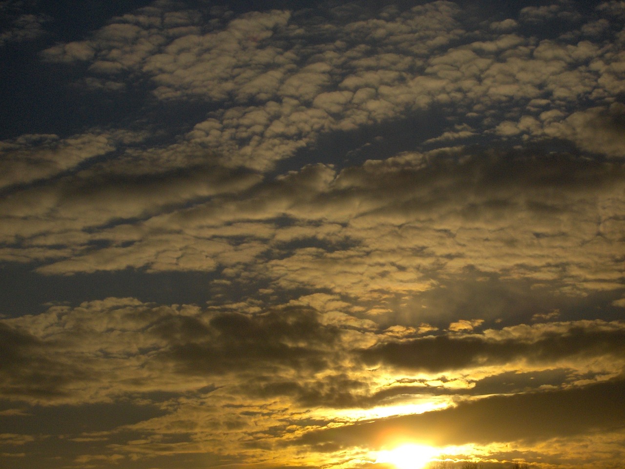 clouds nature sunset free photo