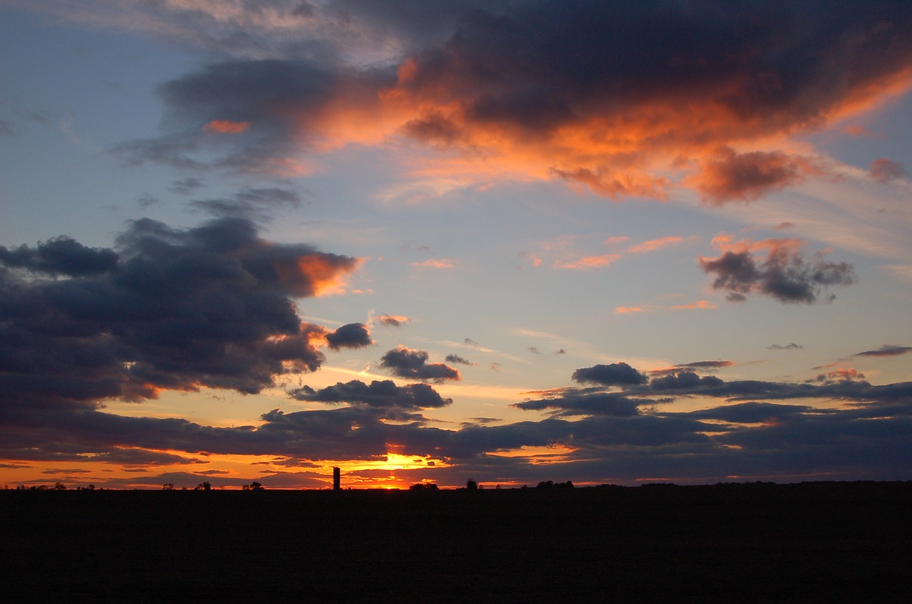 clouds sky horizon free photo