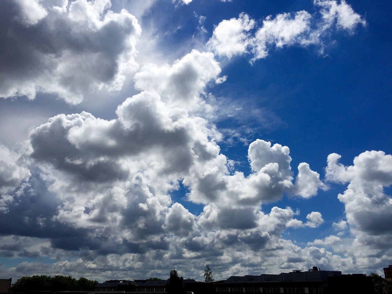 clouds holland skies free photo