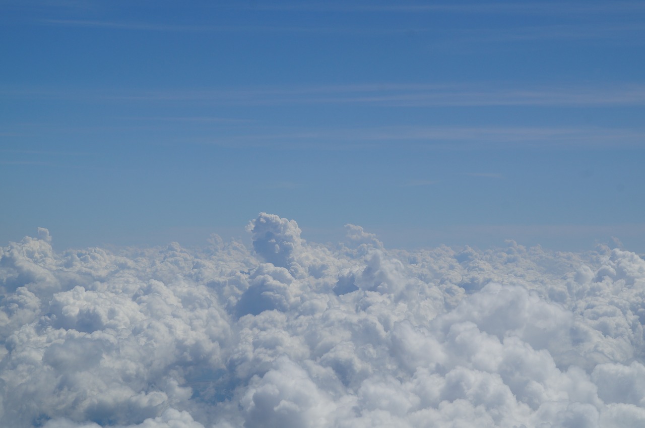 clouds horizon sky free photo