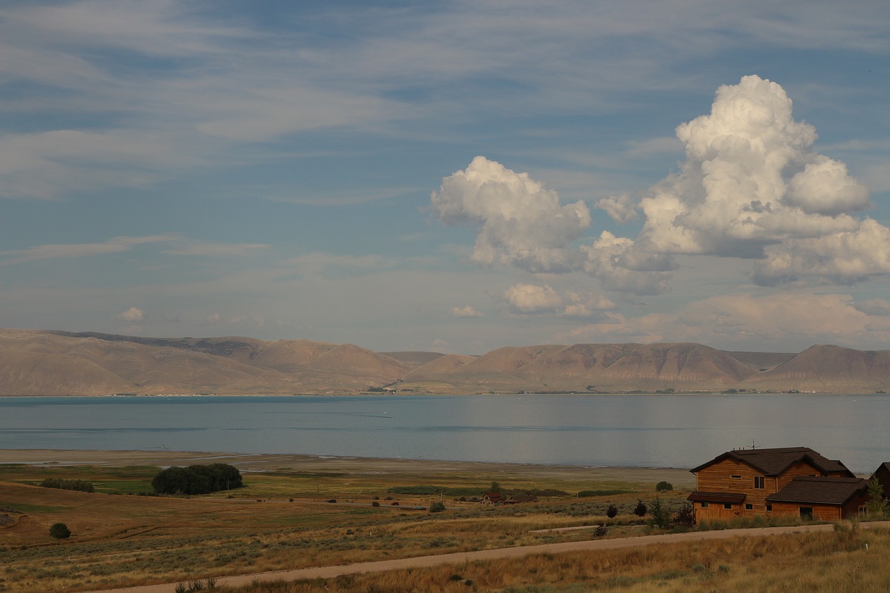 clouds idaho fields free photo