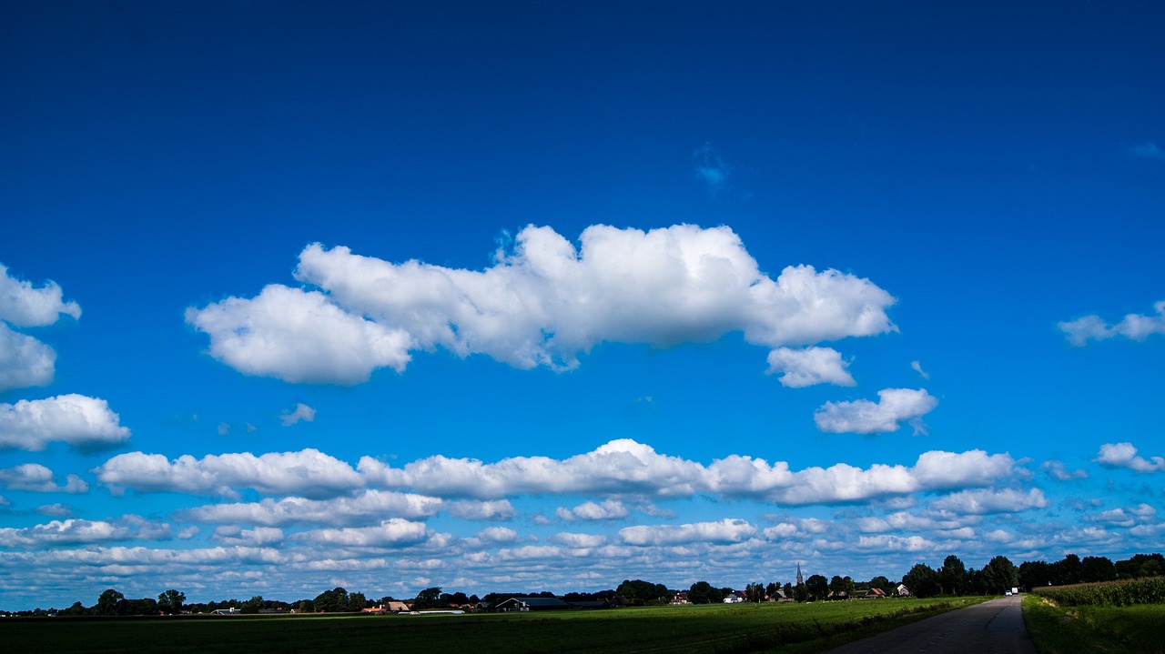 clouds air blue sky free photo