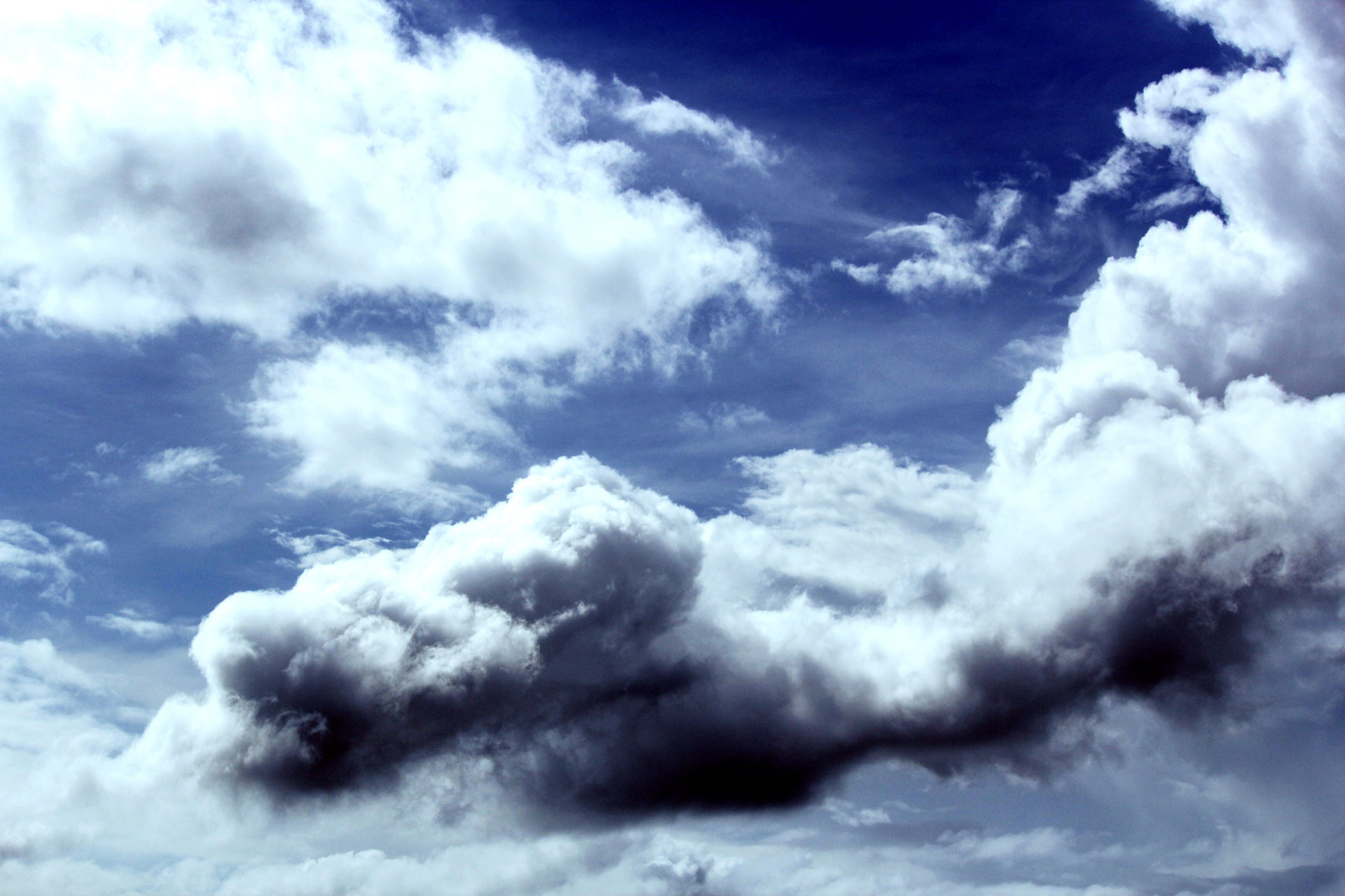 clouds blue sky cloudy sky free photo