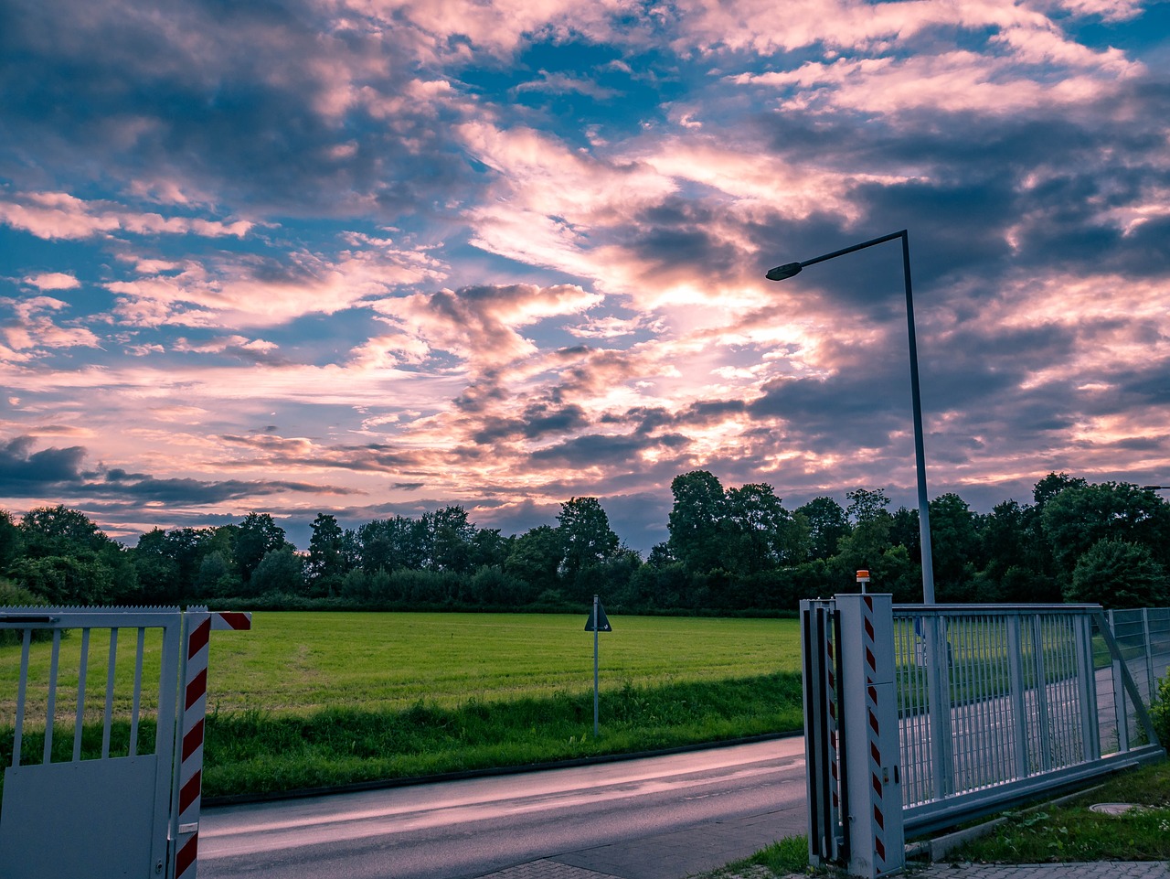 clouds evening twilight free photo