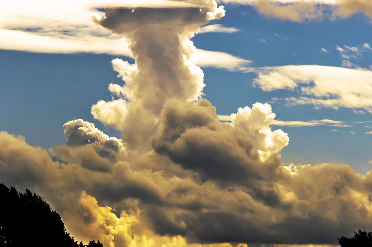 clouds sky dark clouds free photo