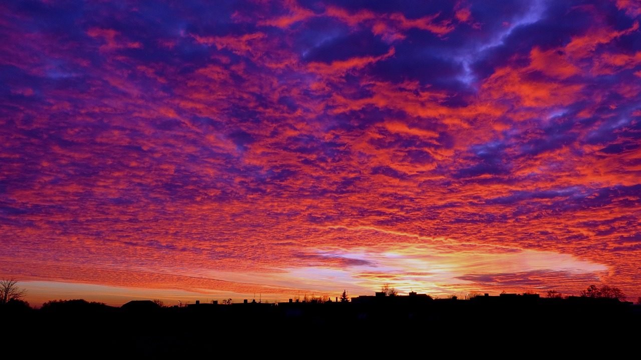 clouds color nature free photo