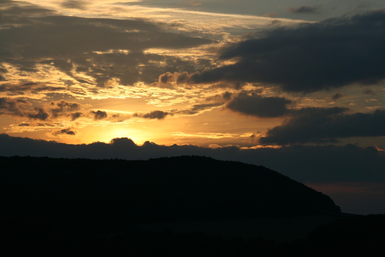 clouds sunset sky free photo