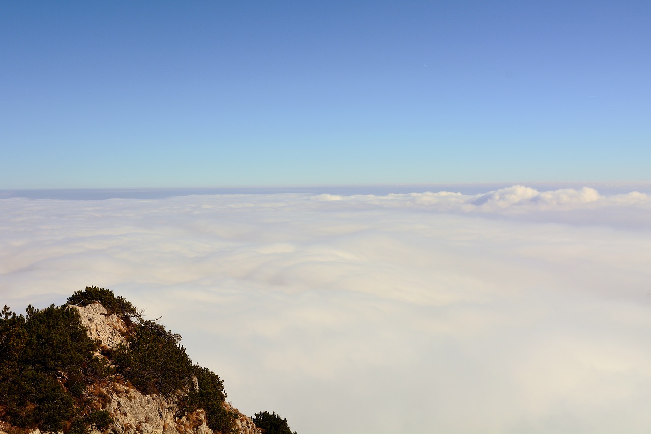 clouds mountains landscape free photo