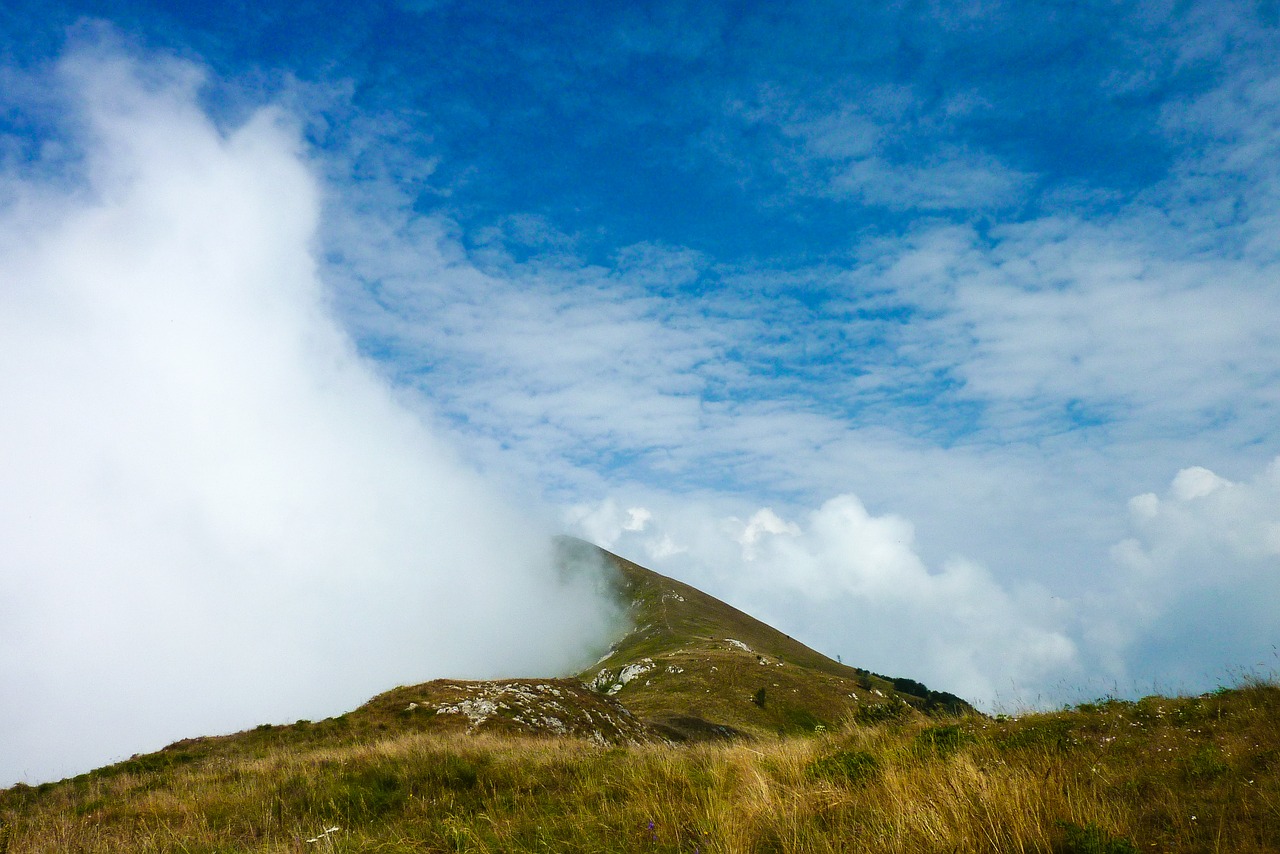 clouds mountain sky free photo