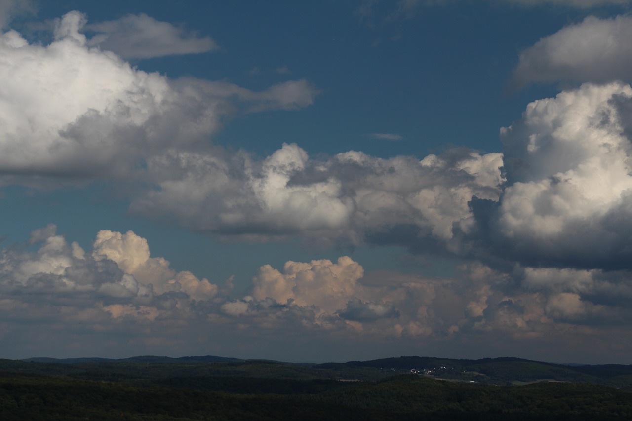 clouds forward color free photo