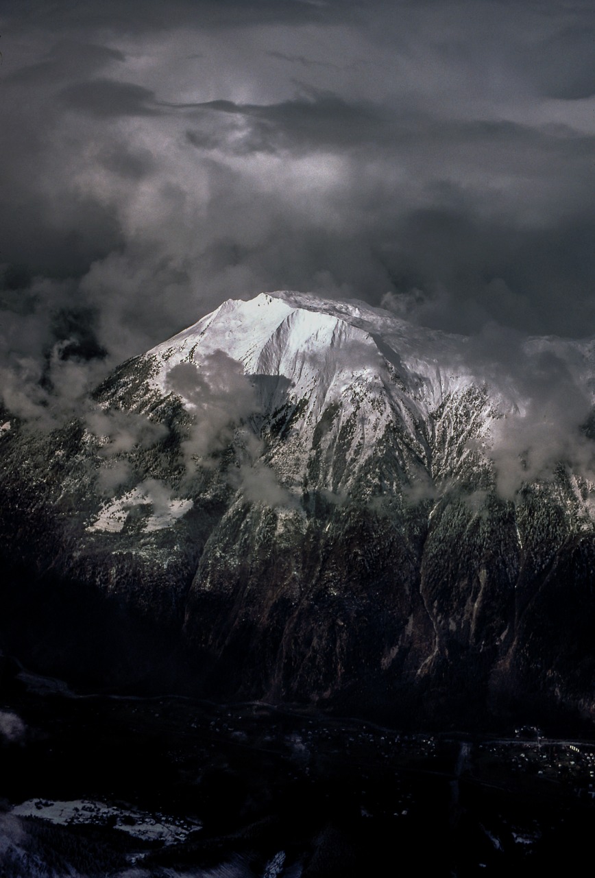 clouds landscape mountain free photo