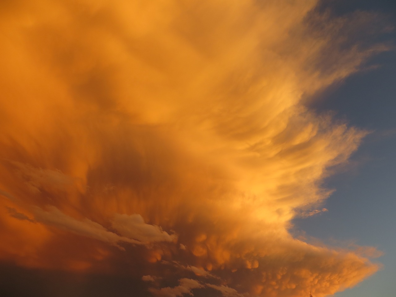 clouds sunset storm free photo