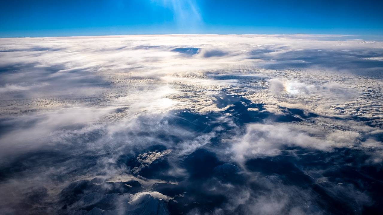 clouds cloudscape sea of clouds free photo