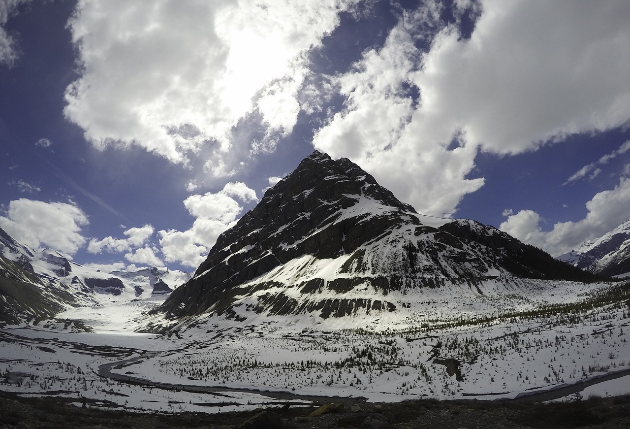 clouds cold landscape free photo