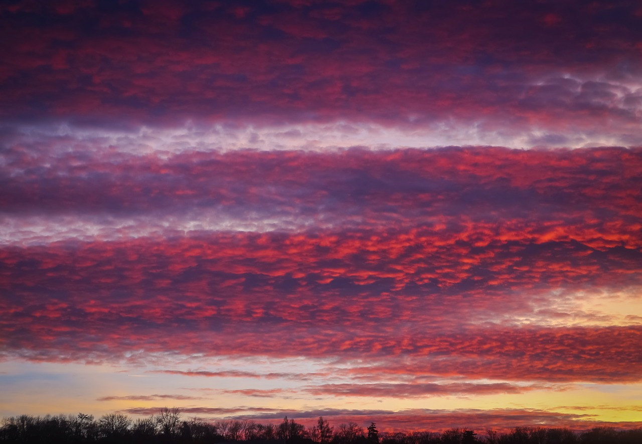 clouds sunset dawn free photo