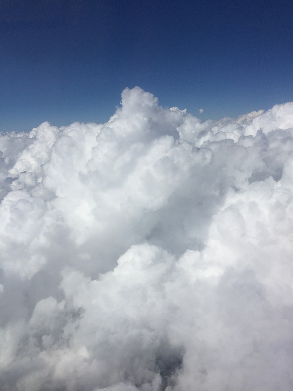 clouds blue sky white clouds free photo