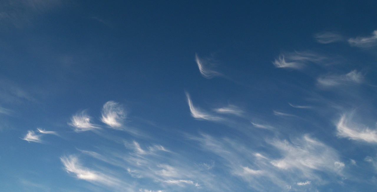 clouds sky blue free photo