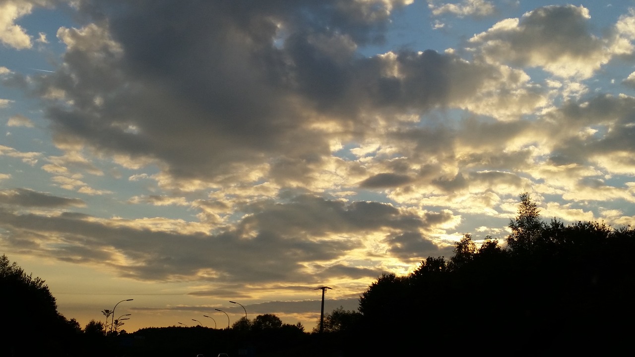 clouds sun sunset free photo