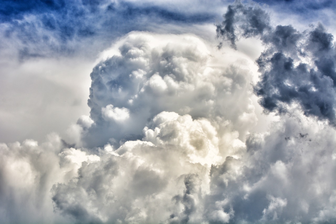 clouds sky storm free photo