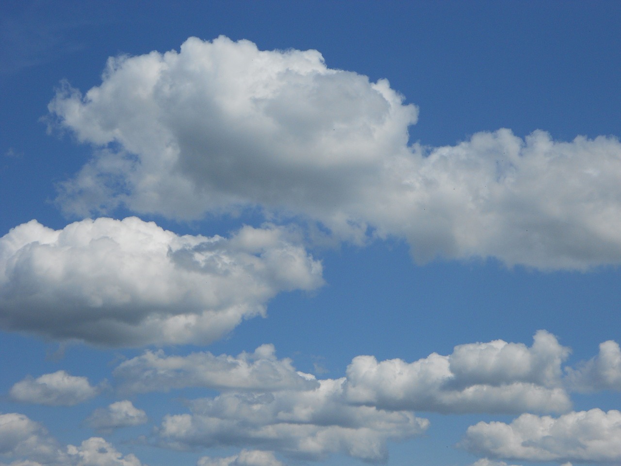 clouds blue sky cloud formation free photo