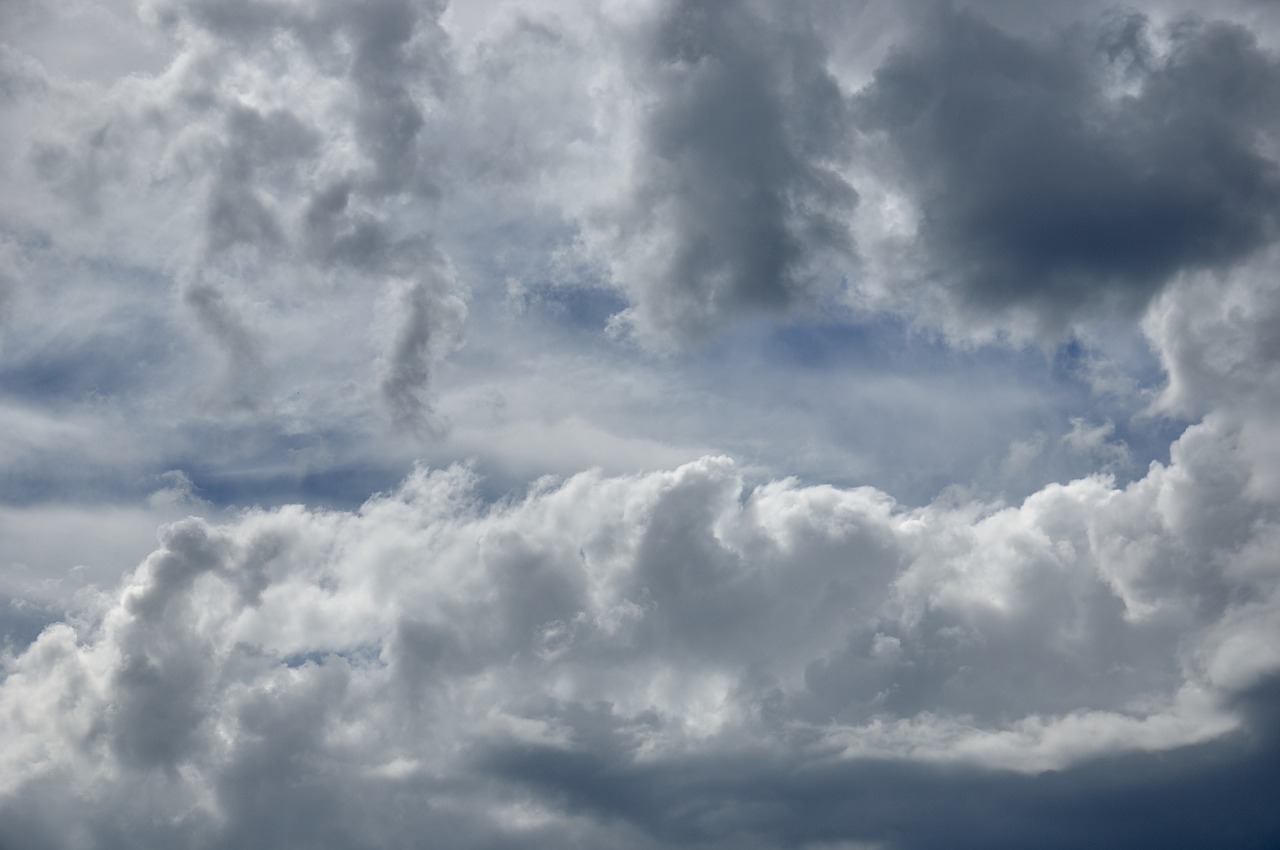 clouds rain element free photo