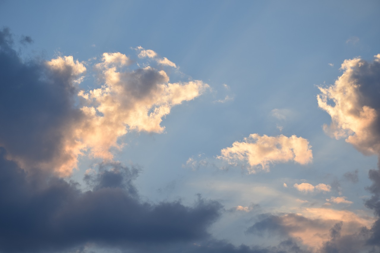 clouds summer sky free photo